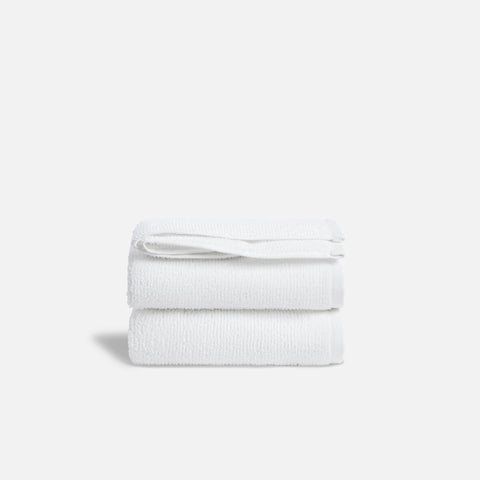 Organic Ribbed Hand Towels