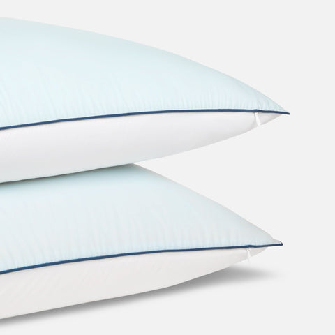 Piped Classic Percale Duvet Set