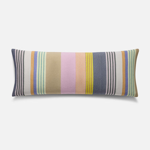 Woven Stripe Lumbar Pillow Cover